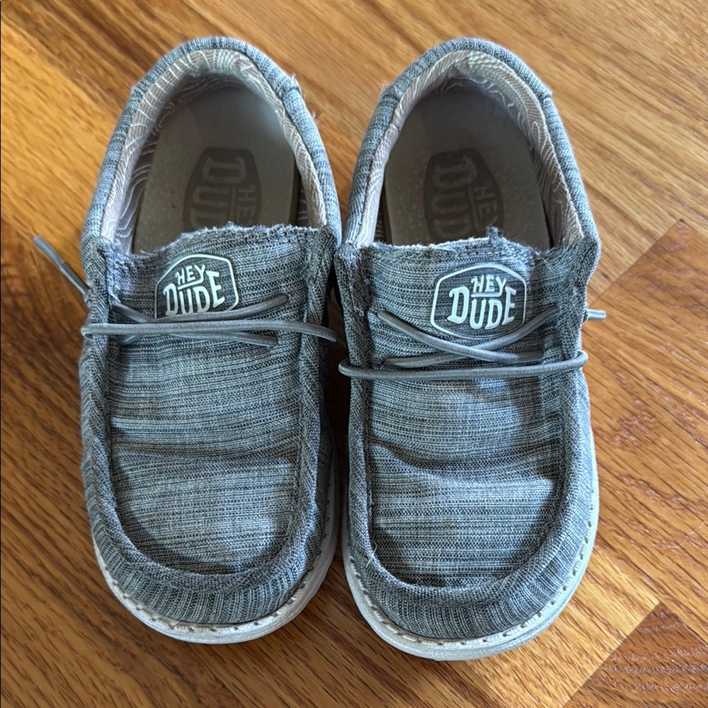 Hey Dude Kids Gray Shoes